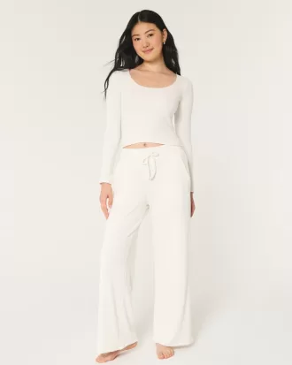 Gilly Hicks Waffle Wide-Neck Top,Gilly Hicks Waffle Wide-Neck Top Gilly Hicks Waffle Wide-Neck Top,Gilly Hicks Waffle Wide-Neck Top