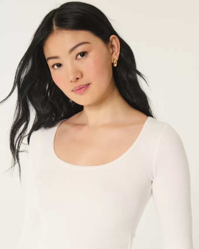 Gilly Hicks Waffle Wide-Neck Top,Gilly Hicks Waffle Wide-Neck Top Gilly Hicks Waffle Wide-Neck Top,Gilly Hicks Waffle Wide-Neck Top