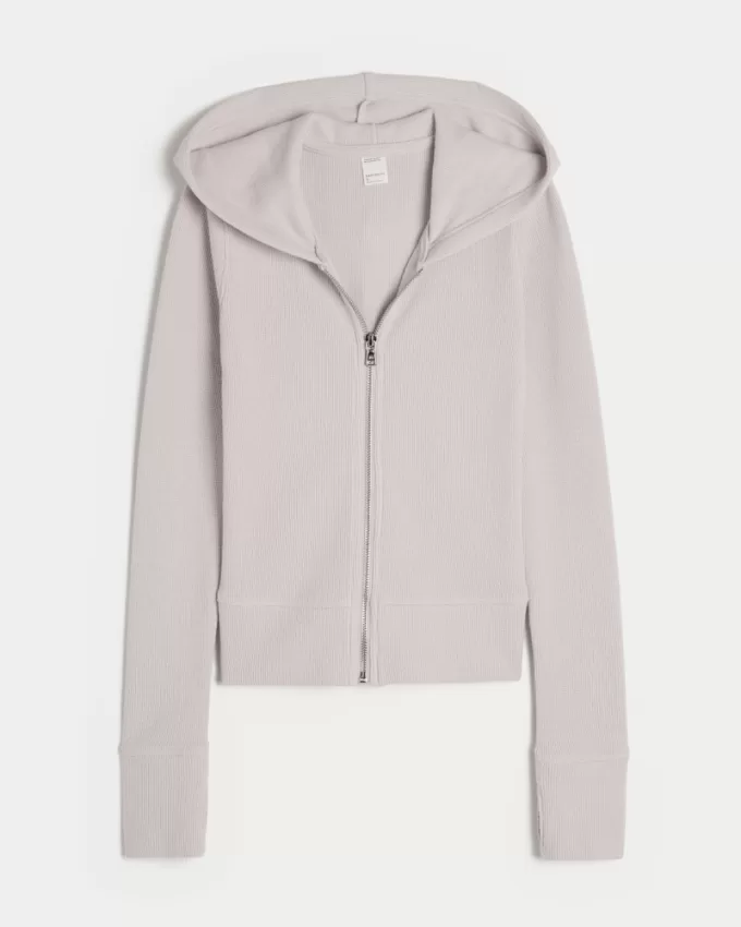 Gilly Hicks Waffle Zip-Up Hoodie,Gilly Hicks Waffle Zip-Up Hoodie Gilly Hicks Waffle Zip-Up Hoodie,Gilly Hicks Waffle Zip-Up Hoodie