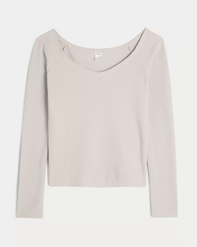 Gilly Hicks Wide V-Neck Top,Gilly Hicks Wide V-Neck Top Gilly Hicks Wide V-Neck Top,Gilly Hicks Wide V-Neck Top