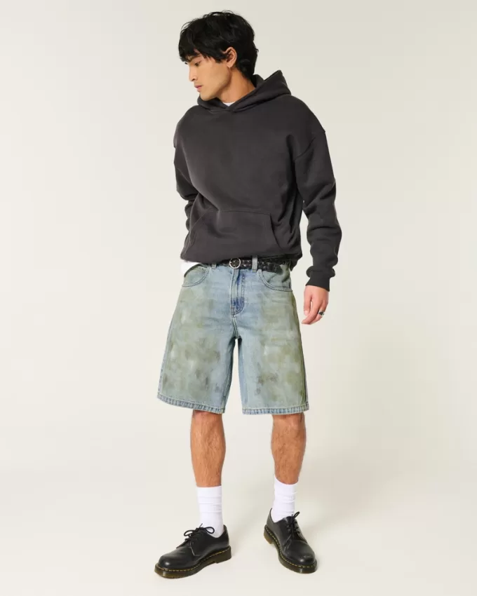 Greased Baggy Jean Shorts,Greased Baggy Jean Shorts Greased Baggy Jean Shorts,Greased Baggy Jean Shorts