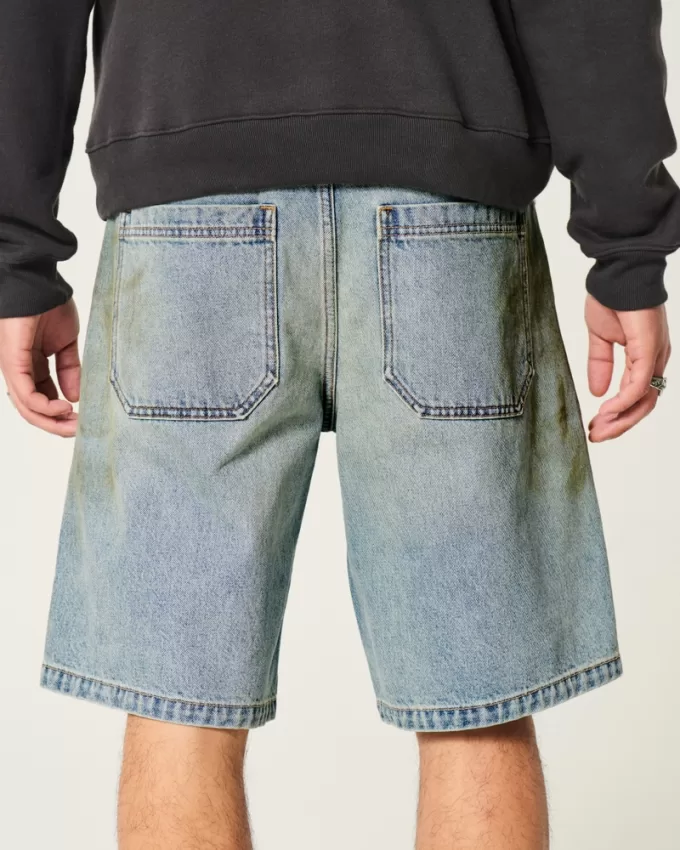 Greased Baggy Jean Shorts,Greased Baggy Jean Shorts Greased Baggy Jean Shorts,Greased Baggy Jean Shorts