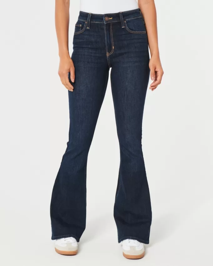 High-Rise Dark Wash Flare Jeans,High-Rise Dark Wash Flare Jeans High-Rise Dark Wash Flare Jeans,High-Rise Dark Wash Flare Jeans