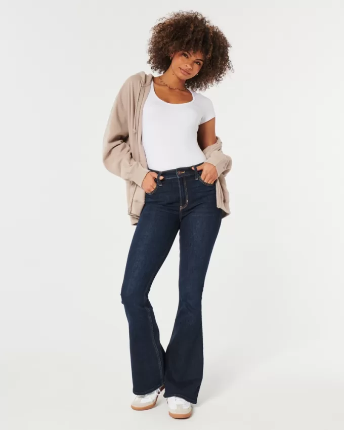 High-Rise Dark Wash Flare Jeans,High-Rise Dark Wash Flare Jeans High-Rise Dark Wash Flare Jeans,High-Rise Dark Wash Flare Jeans