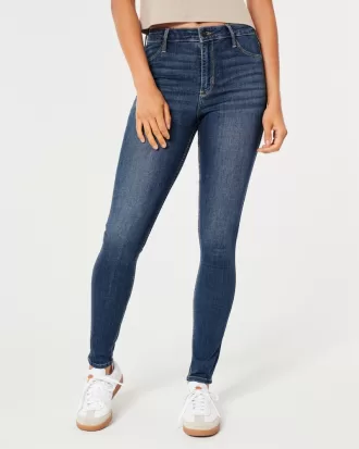 High-Rise Medium Wash Jean Leggings,High-Rise Medium Wash Jean Leggings High-Rise Medium Wash Jean Leggings,High-Rise Medium Wash Jean Leggings