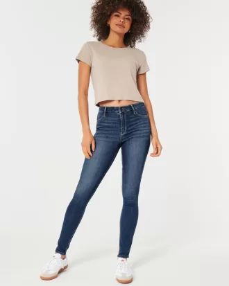 High-Rise Medium Wash Jean Leggings,High-Rise Medium Wash Jean Leggings High-Rise Medium Wash Jean Leggings,High-Rise Medium Wash Jean Leggings