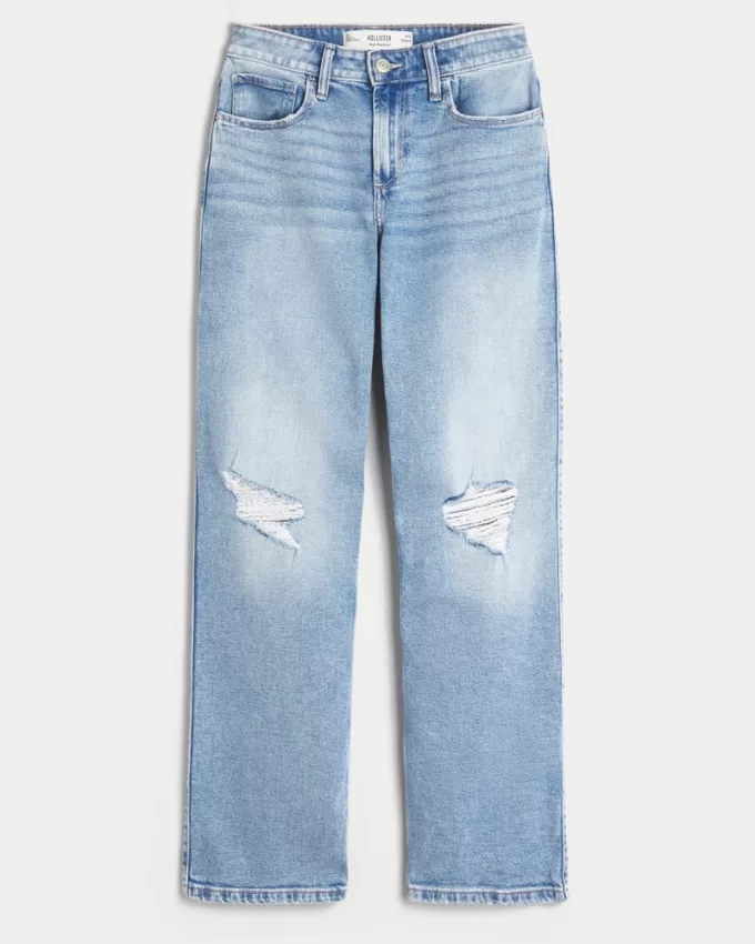 High-Rise Ripped Medium Wash Dad Jeans,High-Rise Ripped Medium Wash Dad Jeans High-Rise Ripped Medium Wash Dad Jeans,High-Rise Ripped Medium Wash Dad Jeans