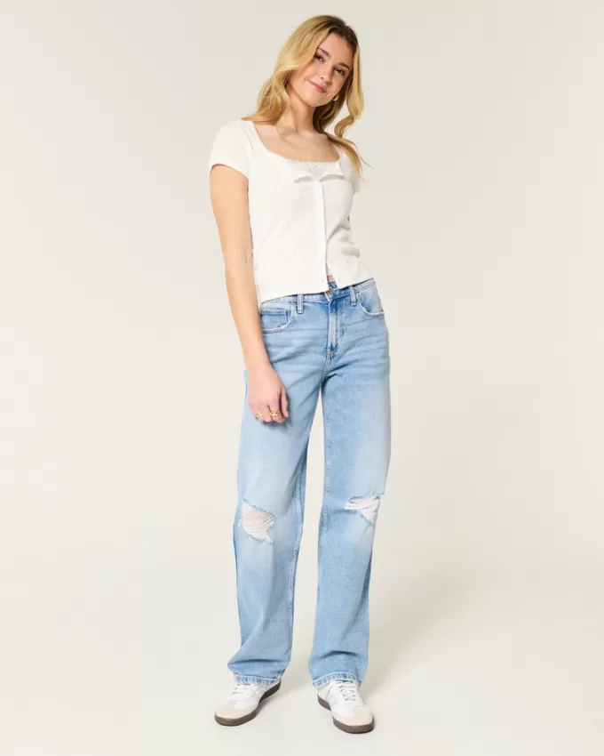 High-Rise Ripped Medium Wash Dad Jeans,High-Rise Ripped Medium Wash Dad Jeans High-Rise Ripped Medium Wash Dad Jeans,High-Rise Ripped Medium Wash Dad Jeans