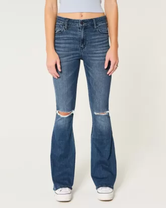 High-Rise Ripped Medium Wash Flare Jeans,High-Rise Ripped Medium Wash Flare Jeans High-Rise Ripped Medium Wash Flare Jeans,High-Rise Ripped Medium Wash Flare Jeans