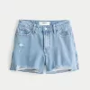 High-Rise Ripped Medium Wash Relaxed Denim Shorts 5″,High-Rise Ripped Medium Wash Relaxed Denim Shorts 5″ High-Rise Ripped Medium Wash Relaxed Denim Shorts 5″,High-Rise Ripped Medium Wash Relaxed Denim Shorts 5″