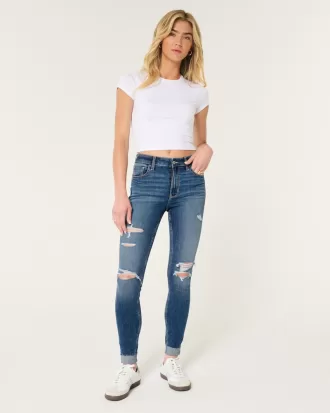 High-Rise Ripped Medium Wash Super Skinny Jeans,High-Rise Ripped Medium Wash Super Skinny Jeans High-Rise Ripped Medium Wash Super Skinny Jeans,High-Rise Ripped Medium Wash Super Skinny Jeans