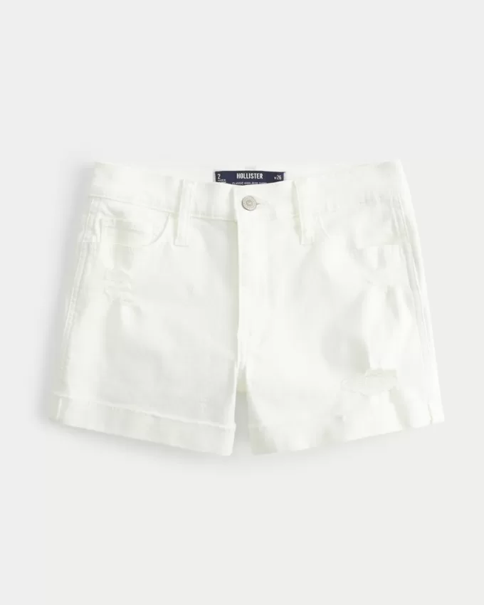 High-Rise Ripped White Denim Shorts 3″,High-Rise Ripped White Denim Shorts 3″ High-Rise Ripped White Denim Shorts 3″,High-Rise Ripped White Denim Shorts 3″