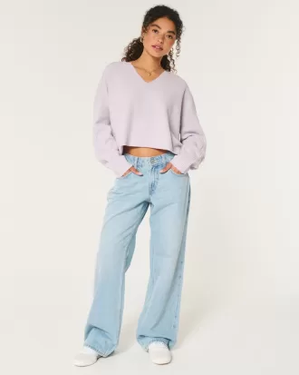 Hollister Comfy Cloud Boxy Notch-Neck Sweater,Hollister Comfy Cloud Boxy Notch-Neck Sweater Hollister Comfy Cloud Boxy Notch-Neck Sweater,Hollister Comfy Cloud Boxy Notch-Neck Sweater