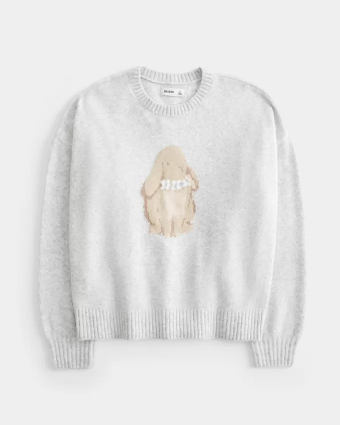 Hollister Comfy Cloud Bunny Graphic Crew Sweater,Hollister Comfy Cloud Bunny Graphic Crew Sweater Hollister Comfy Cloud Bunny Graphic Crew Sweater,Hollister Comfy Cloud Bunny Graphic Crew Sweater