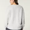 Hollister Comfy Cloud Cable-Knit Crew Sweater,Hollister Comfy Cloud Cable-Knit Crew Sweater Hollister Comfy Cloud Cable-Knit Crew Sweater,Hollister Comfy Cloud Cable-Knit Crew Sweater