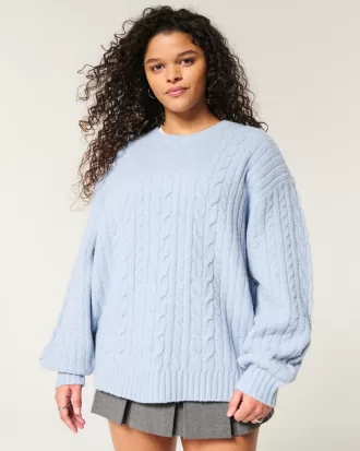 Hollister Comfy Cloud Cable-Knit Crew Sweater,Hollister Comfy Cloud Cable-Knit Crew Sweater Hollister Comfy Cloud Cable-Knit Crew Sweater,Hollister Comfy Cloud Cable-Knit Crew Sweater