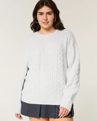 Hollister Comfy Cloud Cable-Knit Crew Sweater,Hollister Comfy Cloud Cable-Knit Crew Sweater Hollister Comfy Cloud Cable-Knit Crew Sweater,Hollister Comfy Cloud Cable-Knit Crew Sweater