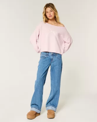 Hollister Comfy Cloud Easy Off-the-Shoulder Bow Graphic Sweater,Hollister Comfy Cloud Easy Off-the-Shoulder Bow Graphic Sweater Hollister Comfy Cloud Easy Off-the-Shoulder Bow Graphic Sweater,Hollister Comfy Cloud Easy Off-the-Shoulder Bow Graphic Sweater