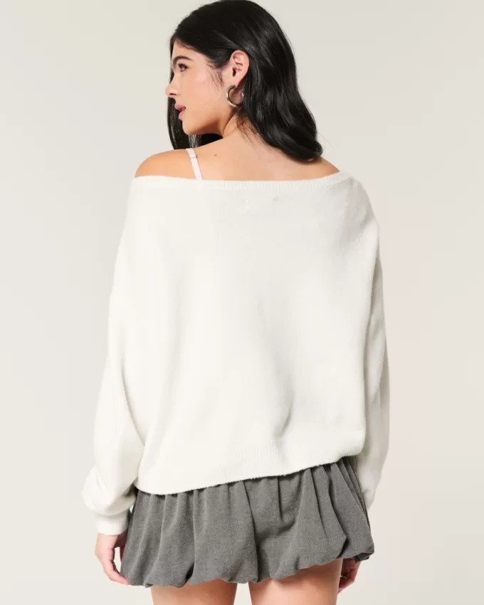 Hollister Comfy Cloud Easy Off-the-Shoulder Deer Graphic Sweater,Hollister Comfy Cloud Easy Off-the-Shoulder Deer Graphic Sweater Hollister Comfy Cloud Easy Off-the-Shoulder Deer Graphic Sweater,Hollister Comfy Cloud Easy Off-the-Shoulder Deer Graphic Sweater