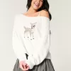 Hollister Comfy Cloud Easy Off-the-Shoulder Deer Graphic Sweater,Hollister Comfy Cloud Easy Off-the-Shoulder Deer Graphic Sweater Hollister Comfy Cloud Easy Off-the-Shoulder Deer Graphic Sweater,Hollister Comfy Cloud Easy Off-the-Shoulder Deer Graphic Sweater