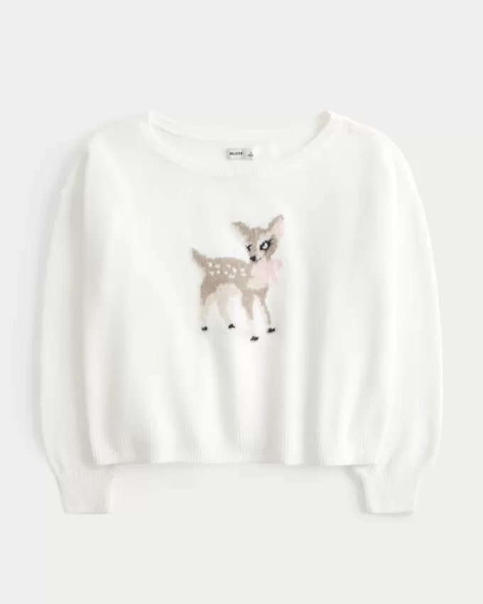 Hollister Comfy Cloud Easy Off-the-Shoulder Deer Graphic Sweater,Hollister Comfy Cloud Easy Off-the-Shoulder Deer Graphic Sweater Hollister Comfy Cloud Easy Off-the-Shoulder Deer Graphic Sweater,Hollister Comfy Cloud Easy Off-the-Shoulder Deer Graphic Sweater