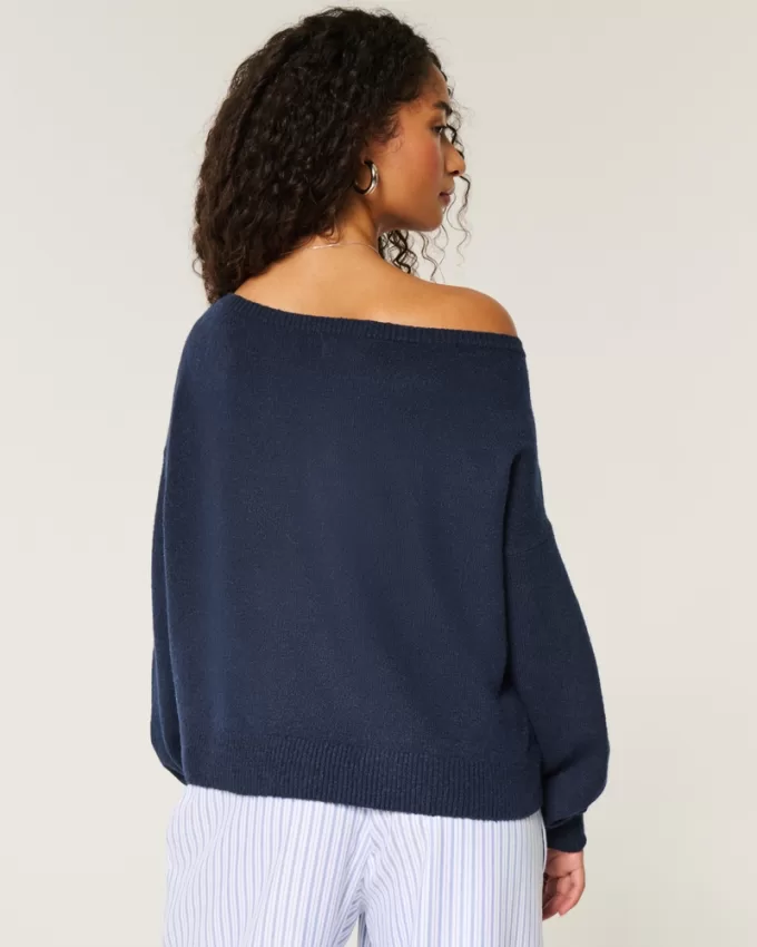 Hollister Comfy Cloud Easy Off-the-Shoulder Puppy Graphic Sweater,Hollister Comfy Cloud Easy Off-the-Shoulder Puppy Graphic Sweater Hollister Comfy Cloud Easy Off-the-Shoulder Puppy Graphic Sweater,Hollister Comfy Cloud Easy Off-the-Shoulder Puppy Graphic Sweater