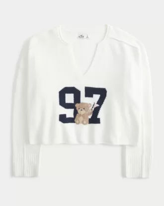 Hollister Comfy Cloud Graphic Notch-Neck Sweater,Hollister Comfy Cloud Graphic Notch-Neck Sweater Hollister Comfy Cloud Graphic Notch-Neck Sweater,Hollister Comfy Cloud Graphic Notch-Neck Sweater