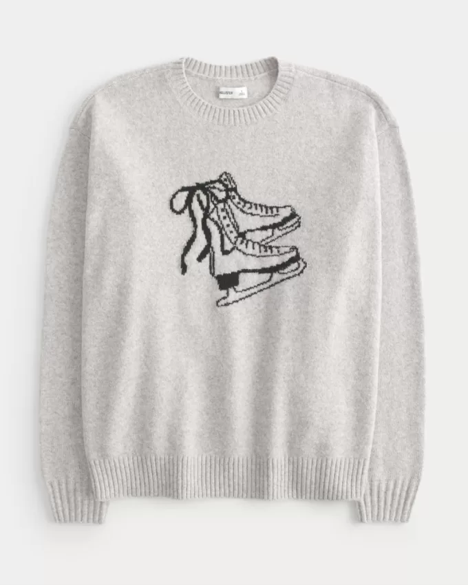 Hollister Comfy Cloud Ice Skates Graphic Crew Sweater,Hollister Comfy Cloud Ice Skates Graphic Crew Sweater Hollister Comfy Cloud Ice Skates Graphic Crew Sweater,Hollister Comfy Cloud Ice Skates Graphic Crew Sweater