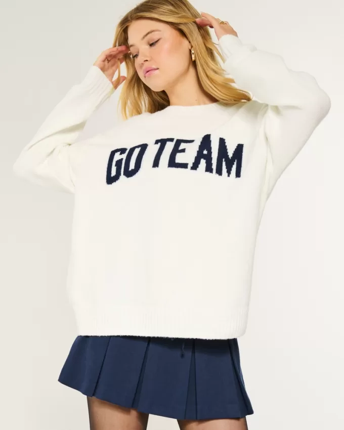 Hollister Comfy Cloud Oversized Go Team Graphic Sweater,Hollister Comfy Cloud Oversized Go Team Graphic Sweater Hollister Comfy Cloud Oversized Go Team Graphic Sweater,Hollister Comfy Cloud Oversized Go Team Graphic Sweater