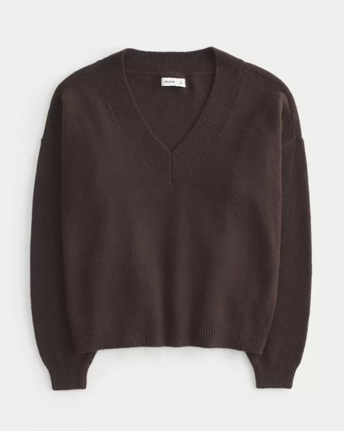 Hollister Comfy Cloud Oversized V-Neck Sweater,Hollister Comfy Cloud Oversized V-Neck Sweater Hollister Comfy Cloud Oversized V-Neck Sweater,Hollister Comfy Cloud Oversized V-Neck Sweater