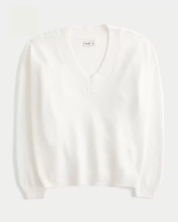 Hollister Comfy Cloud Oversized V-Neck Sweater,Hollister Comfy Cloud Oversized V-Neck Sweater Hollister Comfy Cloud Oversized V-Neck Sweater,Hollister Comfy Cloud Oversized V-Neck Sweater