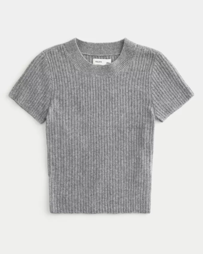 Hollister Comfy Cloud Short-Sleeve Crew Sweater,Hollister Comfy Cloud Short-Sleeve Crew Sweater Hollister Comfy Cloud Short-Sleeve Crew Sweater,Hollister Comfy Cloud Short-Sleeve Crew Sweater