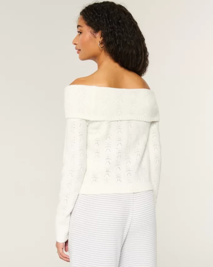 Hollister Comfy Cloud Stitchy Off-the-Shoulder Sweater,Hollister Comfy Cloud Stitchy Off-the-Shoulder Sweater Hollister Comfy Cloud Stitchy Off-the-Shoulder Sweater,Hollister Comfy Cloud Stitchy Off-the-Shoulder Sweater