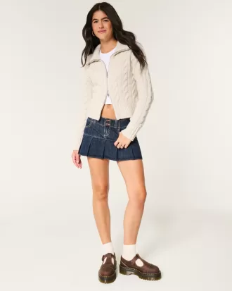 Hollister Comfy Cloud Zip-Up Cable-Knit Sweater,Hollister Comfy Cloud Zip-Up Cable-Knit Sweater Hollister Comfy Cloud Zip-Up Cable-Knit Sweater,Hollister Comfy Cloud Zip-Up Cable-Knit Sweater