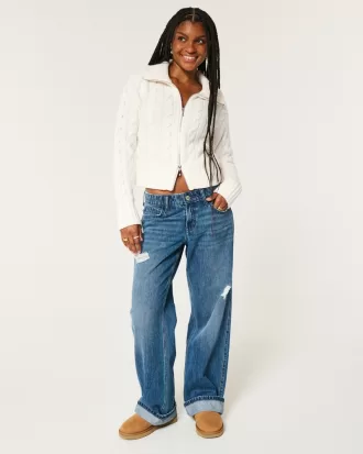 Hollister Comfy Cloud Zip-Up Cable-Knit Sweater,Hollister Comfy Cloud Zip-Up Cable-Knit Sweater Hollister Comfy Cloud Zip-Up Cable-Knit Sweater,Hollister Comfy Cloud Zip-Up Cable-Knit Sweater