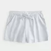Hollister Ella Adjustable Rise Linen-Blend Pull-On Shorts,Hollister Ella Adjustable Rise Linen-Blend Pull-On Shorts