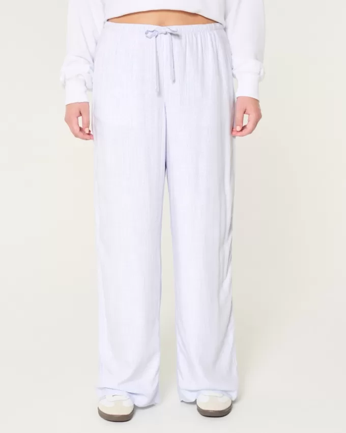 Hollister Ella Pull-On Wide-Leg Pants,Hollister Ella Pull-On Wide-Leg Pants