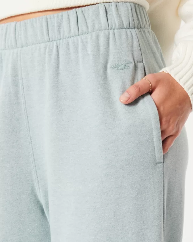 Hollister Feel Good Fleece Dad Joggers,Hollister Feel Good Fleece Dad Joggers
