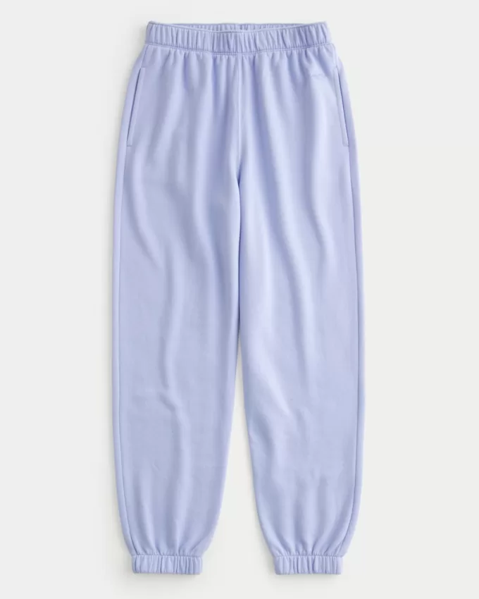 Hollister Feel Good Fleece Dad Joggers,Hollister Feel Good Fleece Dad Joggers