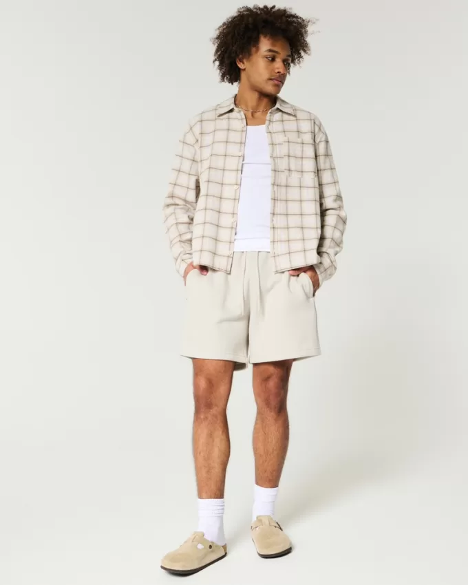 Hollister Feel Good Fleece Mid-Thigh Loose Shorts,Hollister Feel Good Fleece Mid-Thigh Loose Shorts Hollister Feel Good Fleece Mid-Thigh Loose Shorts,Hollister Feel Good Fleece Mid-Thigh Loose Shorts
