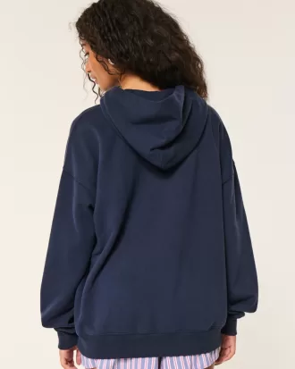 Hollister Feel Good Fleece Oversized Hoodie,Hollister Feel Good Fleece Oversized Hoodie