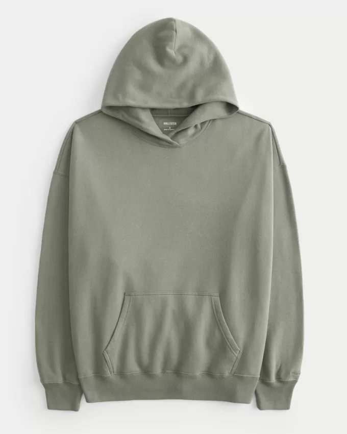 Hollister Feel Good Fleece Oversized Hoodie,Hollister Feel Good Fleece Oversized Hoodie