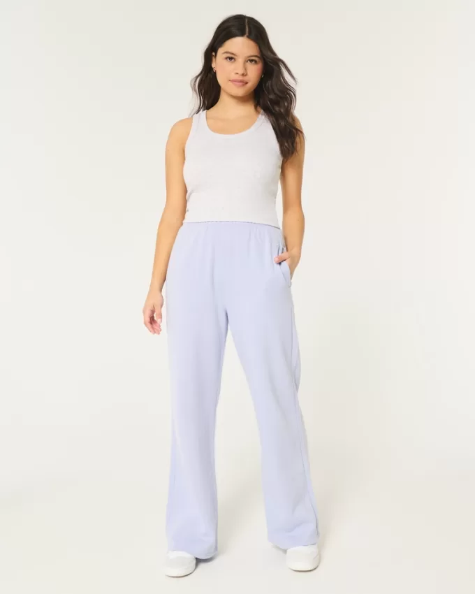 Hollister Feel Good Fleece Wide-Leg Pants,Hollister Feel Good Fleece Wide-Leg Pants Hollister Feel Good Fleece Wide-Leg Pants,Hollister Feel Good Fleece Wide-Leg Pants