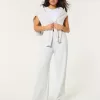 Hollister Feel Good Fleece Wide-Leg Pants,Hollister Feel Good Fleece Wide-Leg Pants