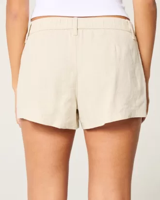 Hollister Livvy Low-Rise Linen-Blend Shorts 3″,Hollister Livvy Low-Rise Linen-Blend Shorts 3″ Hollister Livvy Low-Rise Linen-Blend Shorts 3″,Hollister Livvy Low-Rise Linen-Blend Shorts 3″