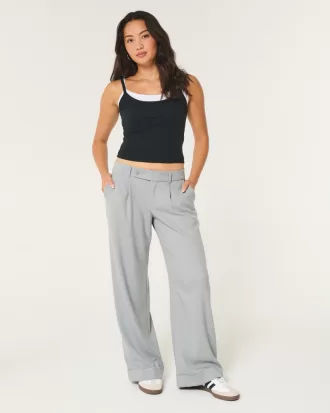 Hollister Livvy Low-Rise Wide-Leg Pants,Hollister Livvy Low-Rise Wide-Leg Pants Hollister Livvy Low-Rise Wide-Leg Pants,Hollister Livvy Low-Rise Wide-Leg Pants