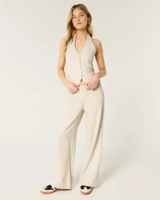 Hollister Livvy Low-Rise Wide-Leg Pants,Hollister Livvy Low-Rise Wide-Leg Pants