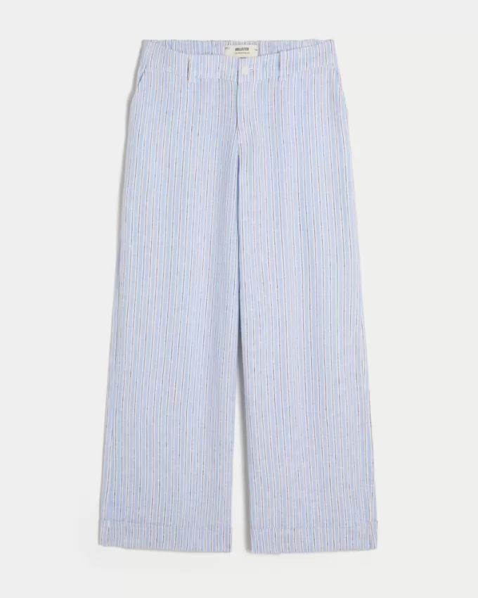Hollister Livvy Low-Rise Wide-Leg Pants,Hollister Livvy Low-Rise Wide-Leg Pants