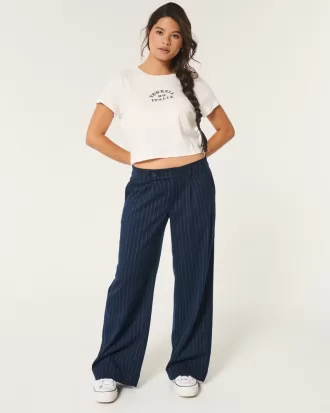 Hollister Livvy Low-Rise Wide-Leg Pants,Hollister Livvy Low-Rise Wide-Leg Pants Hollister Livvy Low-Rise Wide-Leg Pants,Hollister Livvy Low-Rise Wide-Leg Pants