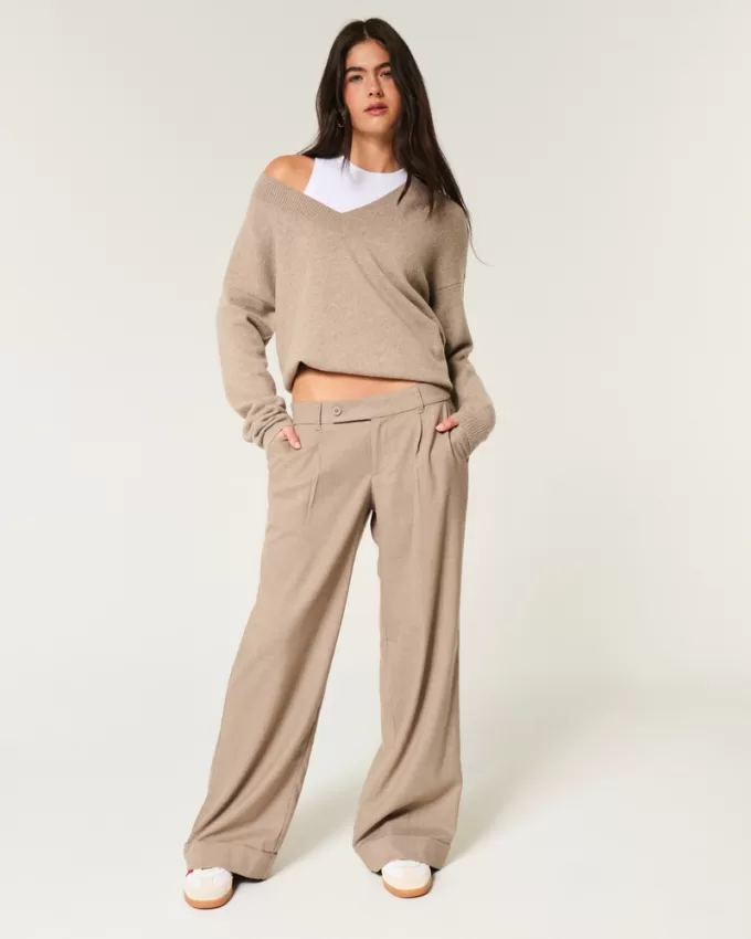 Hollister Livvy Low-rise Wide-Leg Pants,Hollister Livvy Low-rise Wide-Leg Pants Hollister Livvy Low-rise Wide-Leg Pants,Hollister Livvy Low-rise Wide-Leg Pants